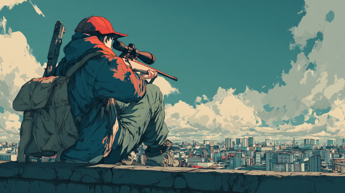 A murderer and his victim